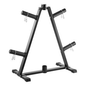 Weight Plate Rack Weight Plate Tree Home Gym Barbell Storage Stand 2 inch