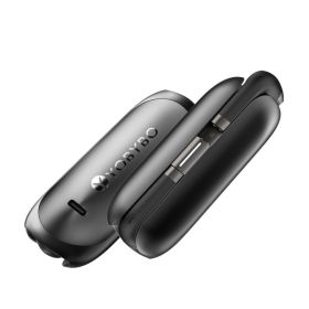 Bluetooth Headset - High Sound Quality Wireless Binaural Mini In-ear Sports Noise Cancellation (Color: BLACK)